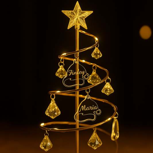 Árvore de Natal Minha Família Eternizada Personalizável 46CM